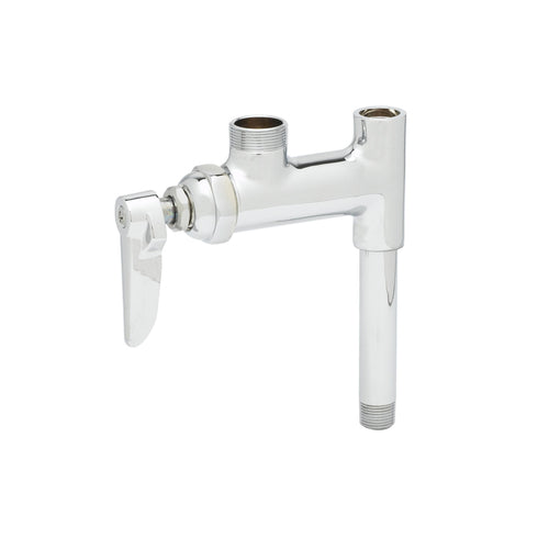 T&S B-0155-01LN Add-On Faucet for Pre-Rinse Units, NO Nozzle, 3" Nipple-cityfoodequipment.com