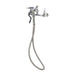 T&S B-0167 4 11/16"H Wall Mount Pre Rinse Faucet - 1 3/20 GPM, Base with Nozzle-cityfoodequipment.com