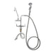T&S B-0176-ER 12"H Deck Mount Pre Rinse Faucet - 1.15 GPM, Base with Nozzle-cityfoodequipment.com