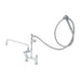 T&S B-0177 16 1/4"H Deck Mount Pre Rinse Faucet - 1.15 GPM, Base with Nozzle-cityfoodequipment.com