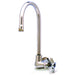 T&S B-0310 Splash Mount Faucet w/ 5 3/4" Swing Gooseneck Nozzle-cityfoodequipment.com