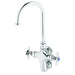 T&S B-0316 Splash Mount Pantry Faucet w/ 5 11/16" Swing Gooseneck Nozzle-cityfoodequipment.com