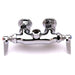 T&S B-0345-LN Faucet, Rigid Base, Female Inlets, 3 3/8" Centers, Wall Mount-cityfoodequipment.com