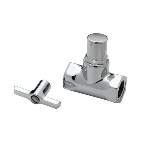 T&S B-0416 Straight Loose Key Stop, 1/2" IPS Female Inlet & Outlet-cityfoodequipment.com