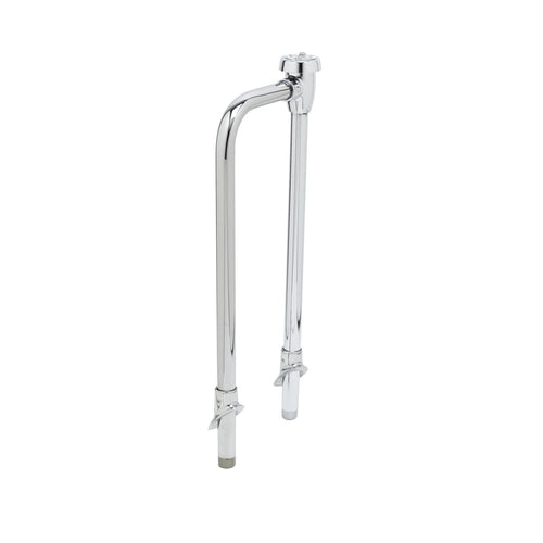 T&S B-0455 Vacuum Breaker Unit w/ Angled Slip Flanges, 6" Centers-cityfoodequipment.com