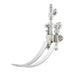 T&S B-0504-01 Double Pedal Wall Mounted Valve, 2 1/2 Centers, Angle Loose Key Stop-cityfoodequipment.com