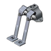 T&S B-0505 Double Pedal Valve, Ledge Mounted, Rough Chrome Plated, 2 1/2 Centers-cityfoodequipment.com