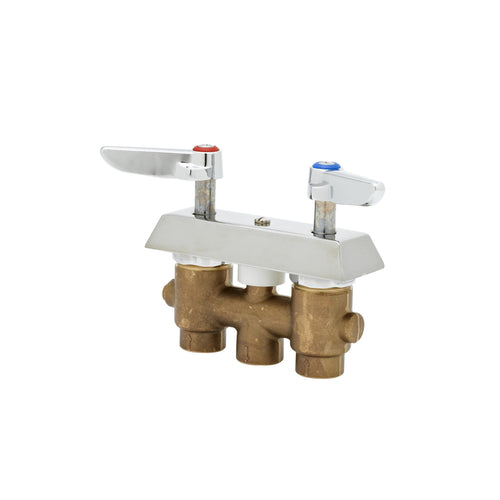 T&S B-0513 Concealed Mixing Faucet, Lever Handles, 3" Centers-cityfoodequipment.com