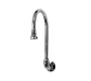 T&S B-0528 Swivel Gooseneck Spout, Wall Mounted, 5 3/4" Spread, Rose Spray-cityfoodequipment.com