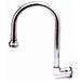 T&S B-0535 Rigid Goose Neck Spout w/ Rose Spray, 4 1/4" Clearance-cityfoodequipment.com