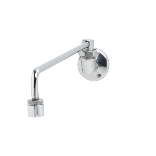 T&S B-0577 Splash Mount Chinese Range Faucet w/ 13 3/4" Swing Nozzle-cityfoodequipment.com