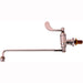 T&S B-0578-01 Splash Mount Chinese Range Faucet w/ 13 1/8" Swing Nozzle-cityfoodequipment.com