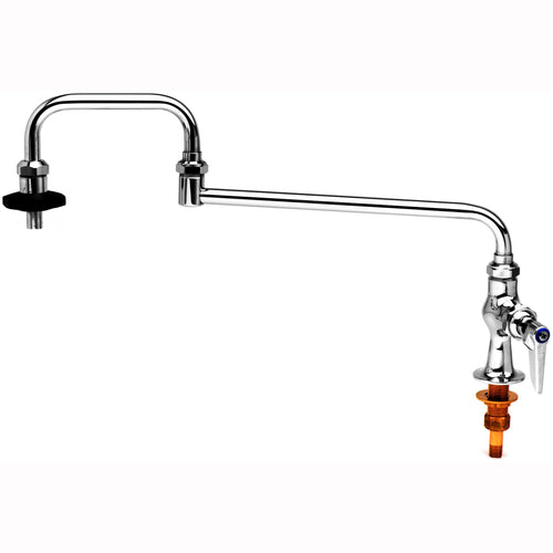 T&S B-0591 Deck Mount Pot Filler Faucet w/ 24" Double Jointed Swing Nozzle-cityfoodequipment.com