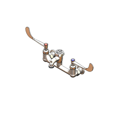 T&S B-0659 Service Sink Faucet w/ Vacuum Breaker Nozzle & Pail Hook-cityfoodequipment.com