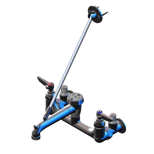 T&S B-0666-RGH Service Sink Faucet w/ Vacuum Breaker & Integral Stops, Rough-cityfoodequipment.com