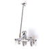 T&S B-0667-POL Service Sink Faucet w/ Adjustable Centers & Vacuum Breaker-cityfoodequipment.com