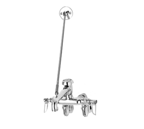 T&S B-0667-RGHM Service Sink Faucet w/ Adjustable Centers & Brace-cityfoodequipment.com