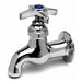 T&S B-0700 Splash Mount Single Sink Faucet - 3 5/8" Spout, Single Hole-cityfoodequipment.com