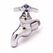 T&S B-0703 Splash Mount Single Sink Faucet - 3 1/4" Spout, Single Hole-cityfoodequipment.com