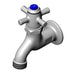 T&S B-0707 Splash Mount Single Sink Faucet - 3 5/8" Spout, Single Hole-cityfoodequipment.com