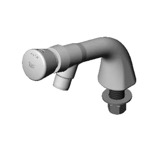 T&S B-0805 Slow Self-Closing Faucet, Heavy Duty, Push Button-cityfoodequipment.com