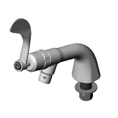 T&S B-0805-01 Self Closing Faucet, Push Button, Heavy Duty, 4"Wrist Action-cityfoodequipment.com