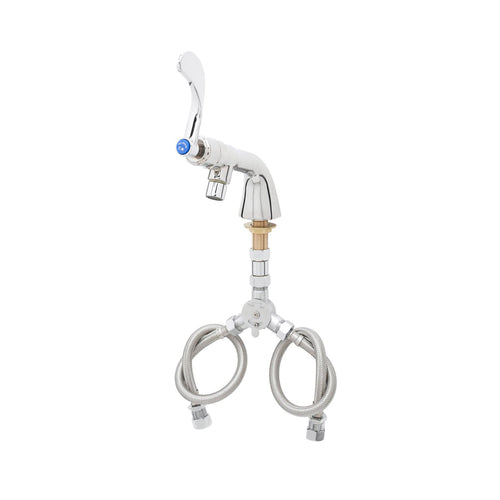 T&S B-0807-01 Slow Self Closing Mixing Faucet w/ 4" Wrist Action-cityfoodequipment.com