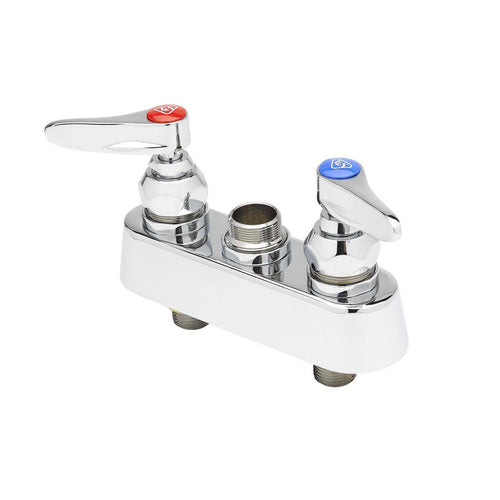 T&S B-1100-LN Faucet Workboard, 1/2 in IPS Thread, 3 1/2 in Centers, Deck Mount-cityfoodequipment.com