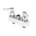 T&S B-1100-LN Faucet Workboard, 1/2 in IPS Thread, 3 1/2 in Centers, Deck Mount-cityfoodequipment.com
