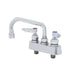 T&S B-1101 Deck Mount Faucet - 8" Swing Spout, 3 1/2" Centers-cityfoodequipment.com