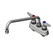 T&S B-1103 Deck Mount Faucet w/ 12" Swing Nozzle-cityfoodequipment.com