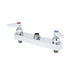 T&S B-1120-LN Faucet Workboard, 1 1/2" Shanks,1/2" IPS, 8" Centers, Deck Mount-cityfoodequipment.com