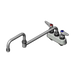 T&S B-1131 Deck Mount Faucet w/ 18" Double Jointed Swing Nozzle-cityfoodequipment.com