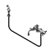 T&S B-1157 Splash Mount Faucet w/ 8" Swing Nozzle & Hose Spray-cityfoodequipment.com