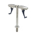 T&S B-1215 Double Pedestal Push Back Glass Filler w/ 1/2" IPS Male Inlet-cityfoodequipment.com