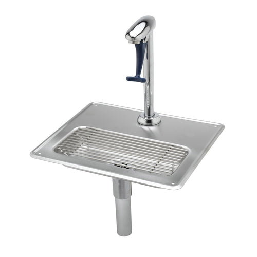 T&S B-1230-12 Water Station w/ 12" Deck Mount Water Filler-cityfoodequipment.com