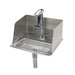 T&S B-1235 Water Station w/ Splash Guard, 10 1/2 in, Push Back Glass Filler-cityfoodequipment.com