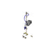 T&S B-1454 35 ft Open Hose Reel Assembly w/ 8" Wall Mount Mixing Faucet - 1/2" NPT-cityfoodequipment.com