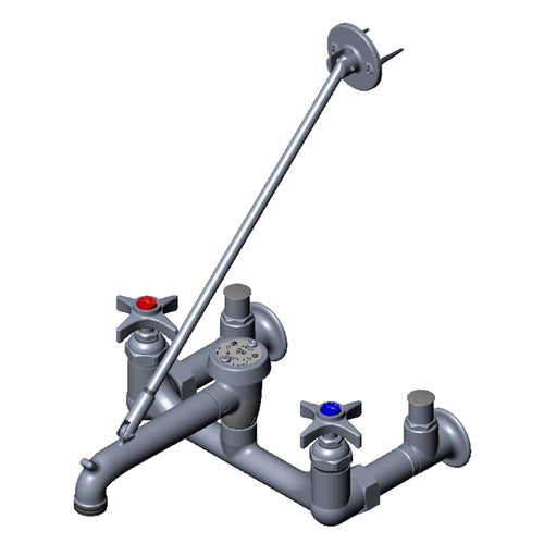 T&S B-1958 Service Sink Faucet w/ Vacuum Breaker & 3/4" Hose Thread-cityfoodequipment.com