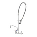 T&S B2187 37 5/8"H Wall Mount Pre Rinse Faucet - 1 3/20 GPM, Base with Nozzle-cityfoodequipment.com