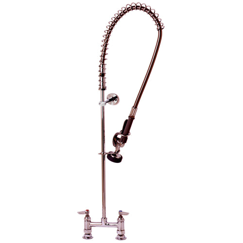 T&S B-2223 41 11/16"H Deck Mount Pre Rinse Faucet - 1 3/20 GPM, Base with Nozzle-cityfoodequipment.com