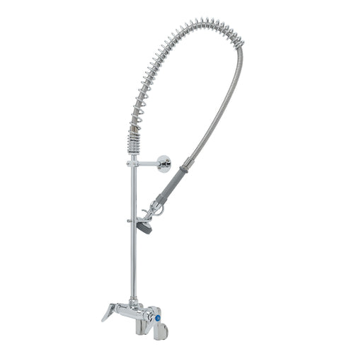 T&S B-2261-B 33 5/16"H Wall Mount Pre Rinse Faucet - 1.15 GPM, Base with Nozzle-cityfoodequipment.com