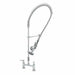 T&S B-2277-CR Deck Mount Pre Rinse Unit w/ 44" Hose & Lever Handles-cityfoodequipment.com