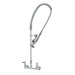T&S B-2278 36 7/8"H Wall Mount Pre Rinse Faucet - 1 3/20 GPM, Base with Nozzle-cityfoodequipment.com