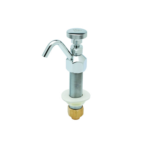T&S B-2282 Dipperwell Faucet, Chrome Plated-cityfoodequipment.com