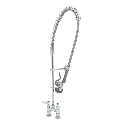 T&S B-2288 41 13/16"H Deck Mount Pre Rinse Faucet - 1 3/20 GPM, Base with Nozzle-cityfoodequipment.com