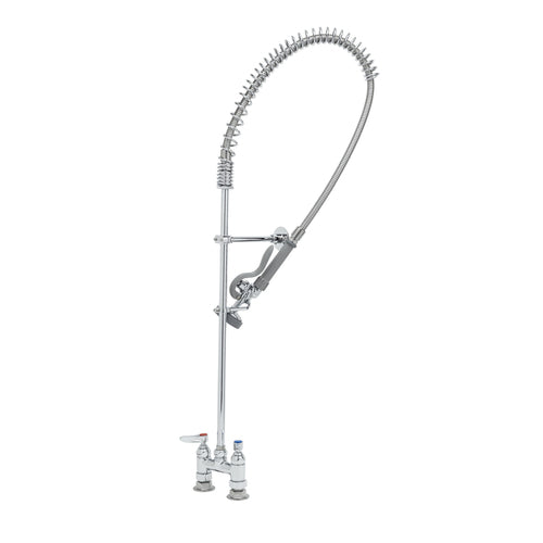 T&S B-2290 41 9/16"H Wall Mount Pre Rinse Faucet - 1.15 GPM, Base with Nozzle-cityfoodequipment.com