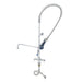 T&S B-2338-08C 40 1/4"H Deck Mount Pre Rinse Faucet - 13/20 GPM, Base with Nozzle-cityfoodequipment.com