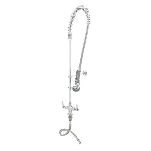 T&S B-2349 42"H Deck Mount Pre Rinse Faucet - 1.15 GPM, Base with Nozzle-cityfoodequipment.com