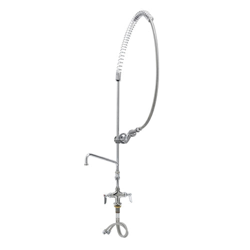T&S B-2349-05 40 1/4"H Deck Mount Pre Rinse Faucet - 1.15 GPM, Base with Nozzle-cityfoodequipment.com